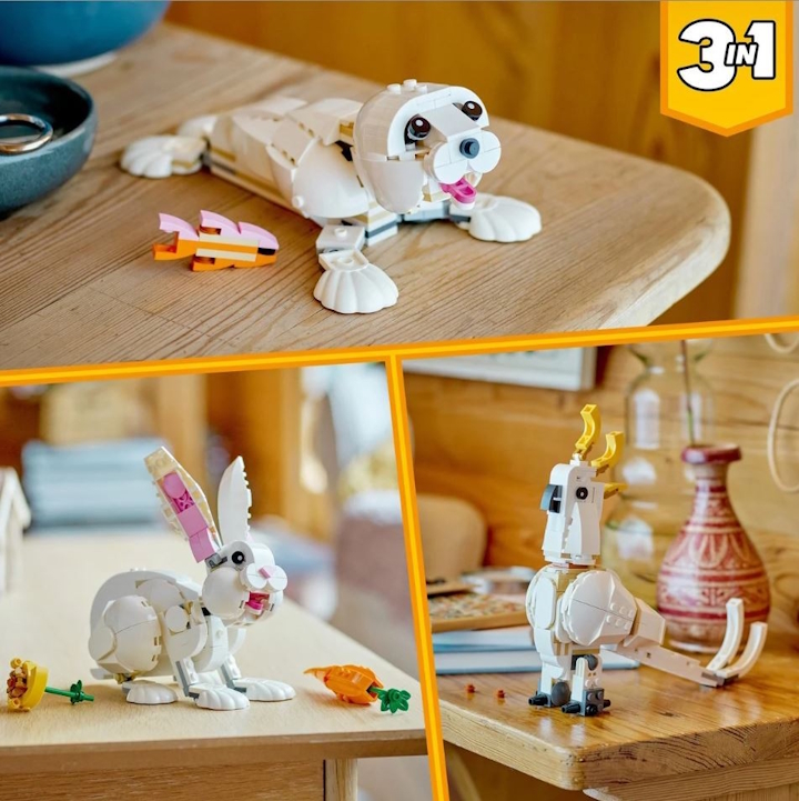 Do wyboru inne uroczę zwierzęta, nie tylko królik! Źródło: LEGO. - To ostatni moment, aby upolować tego uroczego króliczka. Wycofany przez LEGO zestaw wkrótce będzie wart krocie - wiadomość - 2025-02-04