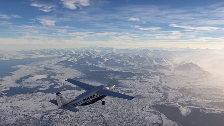 W Microsoft Flight Simulator zima dopisała. - Piękna zima na nowym filmiku z Microsoft Flight Simulator - wiadomość - 2020-01-02