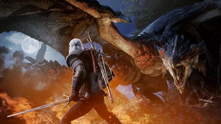 Geralt z Rivii trafił do Monster Hunter: World. - Geralt z Wiedźmina 3 trafił do Monster Hunter World - wiadomość - 2019-02-08