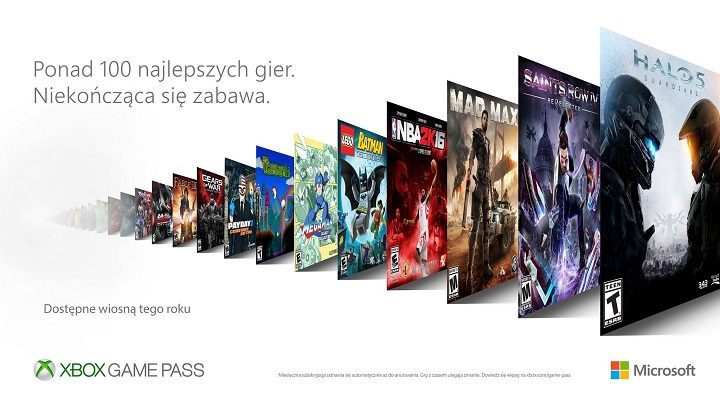Xbox Game Pass - nowy abonament zapewni dostęp do ponad 100 gier - ilustracja #1