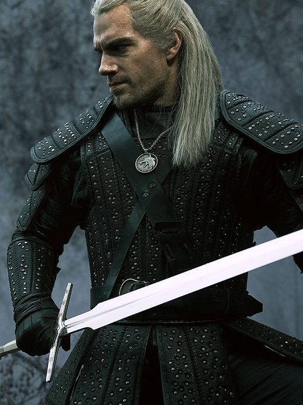 Geralt z drugim mieczem.