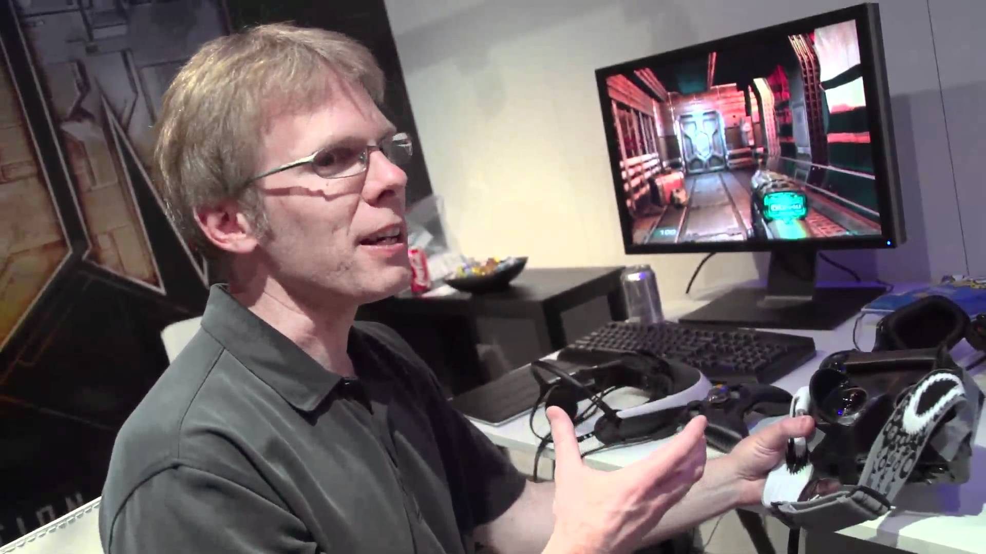 John Carmack już od dawna fascynował się wirtualną rzeczywistością - Zenimax oskarża Johna Carmacka o kradzież technologii VR - wiadomość - 2014-05-02