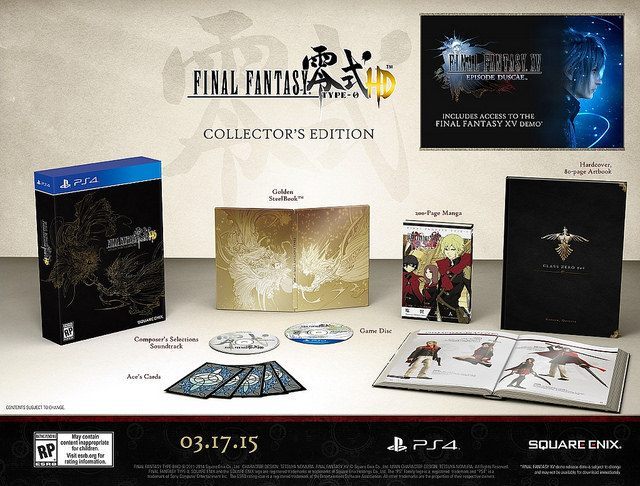 Edycja kolekcjonerska gry Final Fantasy Type-0 HD. - Final Fantasy Type-0 HD - znamy zawartość edycji kolekcjonerskiej - wiadomość - 2014-12-13