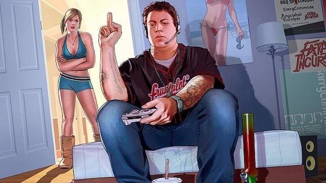Ta grafika z Grand Theft Auto V doskonale odzwierciedla stosunek graczy do zabezpieczeń DRM. - Grand Theft Auto V jednak bez zabezpieczeń DRM Denuvo - wiadomość - 2014-11-08