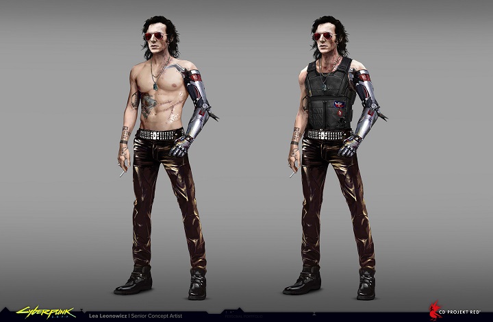 Tak wyglądał Johnny Silverhand zanim rolę przejął Keanu Reeves. Rockerboy nieco się zmienił - ilustracja #1