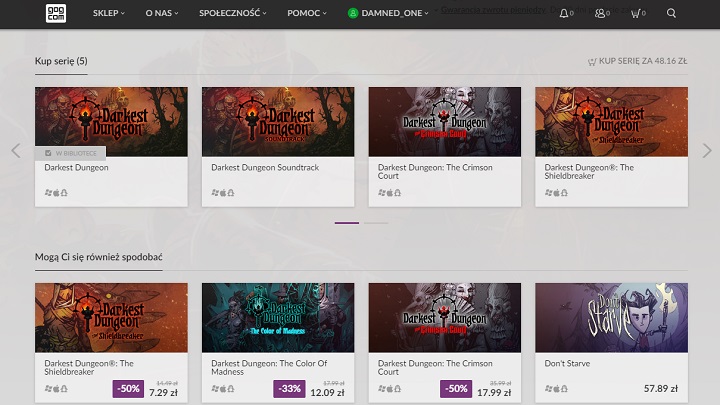 Darkest Dungeon to jedna z wielu produkcji, do których zakupimy DLC na GOG.com. - Gry tinyBuild Games bez aktualizacji na GOG.com z powodu piractwa - wiadomość - 2019-07-05