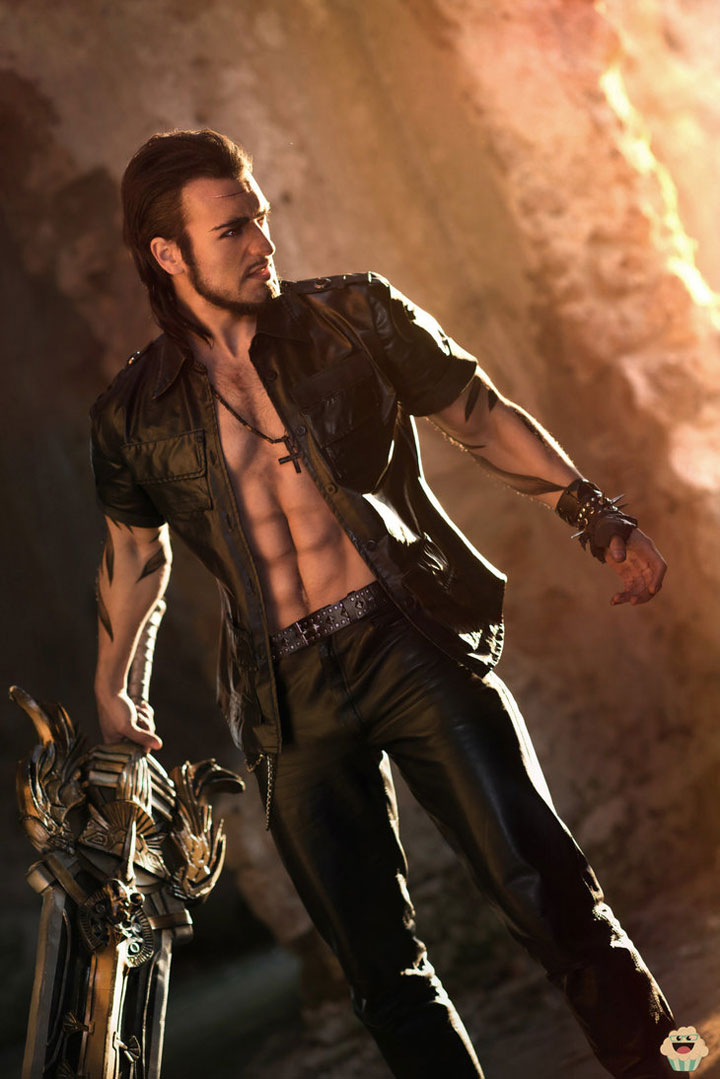 Źródło: Leon Chiro - Najlepsze cosplaye - Gladiolus Amicitia z Final Fantasy XV - wiadomość - 2018-05-25