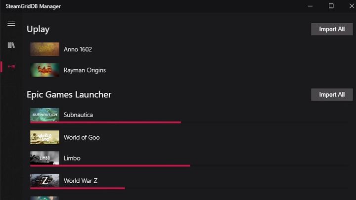 SteamGridDB Manager. - Narzędzie pozwala łatwo importować gry z Epic Games Store do Steam - wiadomość - 2019-09-06