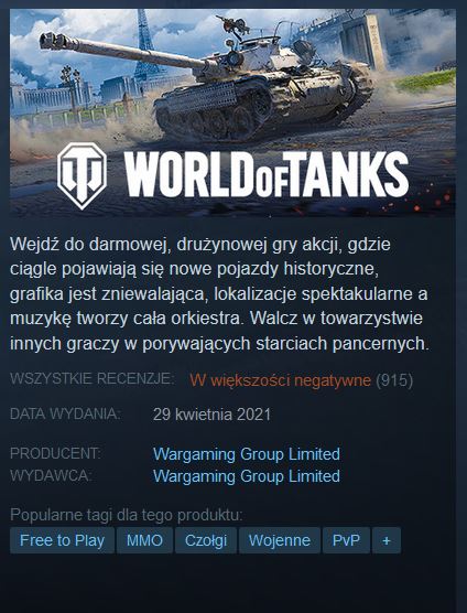 Premiera WoT na Steam. Brak wsparcia istniejących kont WG problemem dla graczy [Aktualizacja] - ilustracja #1