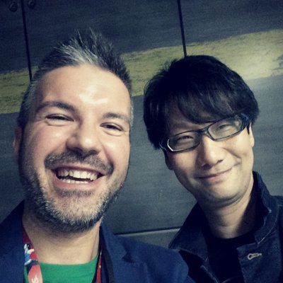 Antonio Fucito i Hideo Kojima. Źródło: Twitter.
