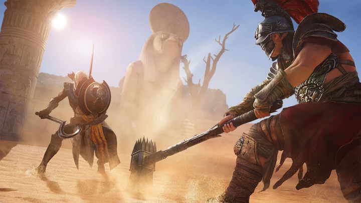 Assassin's Creed Origins - nowy filmik pokazuje zmieniony system walki i starcia na arenach - ilustracja #1