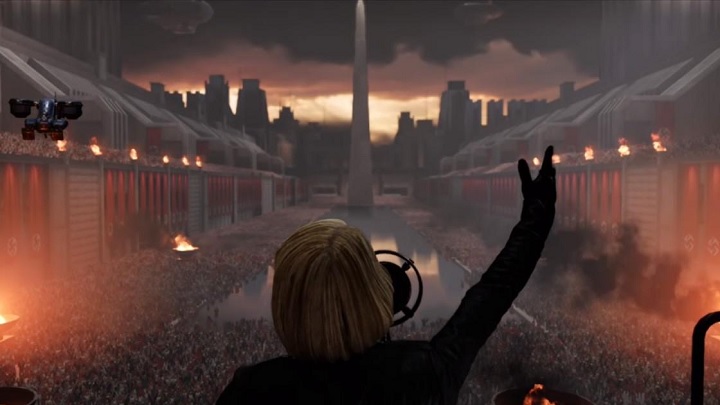 Postacie nazistów nie wzbudzają najmniejszej sympatii, w efekcie Blazkowicz i gracz bez żalu pociągają za spust. - Wolfenstein II: The New Colossus zbiera entuzjastyczne recenzje - wiadomość - 2017-10-26