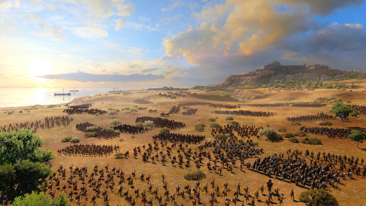 Troy, jak każda odsłona serii Total War, będzie dzieliła się na część turową, rozgrywaną na mapie świata, oraz wielkie bitwy toczące się w czasie rzeczywistym. - Total War Saga: Troy - zwiastun prezentujący mapę świata i kampanię - wiadomość - 2019-09-20