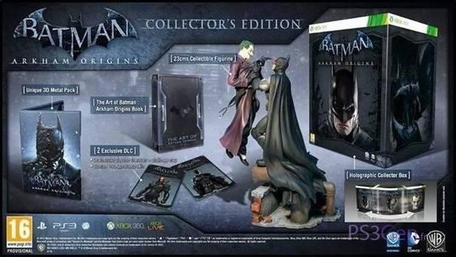 Źródło: PS3Gen - Batman: Arkham Origins - wyciekła zawartość Edycji Kolekcjonerskiej - wiadomość - 2013-07-14