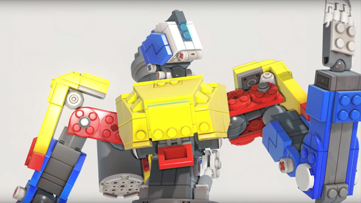 Bastiona w wersji LEGO można zdobyć do końca września. - Overwatch - Bastion otrzymał skórkę inspirowaną LEGO - wiadomość - 2019-09-18