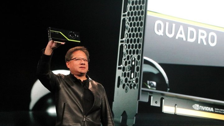 Prezentacji dokonał osobiście dyrektor generalny Nvidii - Jen-Hsun Huang. - Nvidia prezentuje karty graficzne Quadro RTX - wiadomość - 2018-08-14