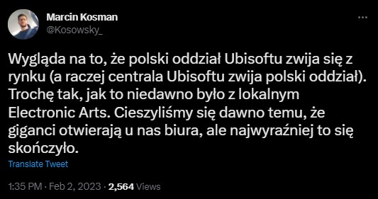 Ubisoft zamyka polski oddział (przeciek) - ilustracja #1