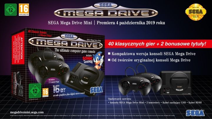 Najnowszą minikonsolę od firmy Sega kupimy za niecałe 3 stówki. - Najciekawsze promocje sprzętowe na weekend 25-27 października 2019 roku - wiadomość - 2019-10-25