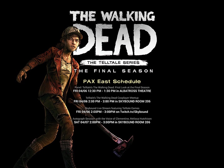 The Walking Dead: A Telltale Games Series - The Final Season – rozpiska wydarzeń na PAX East. - Pierwszy pokaz The Walking Dead: The Final Season już za kilka dni - wiadomość - 2018-03-31