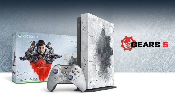 Pośród przecenionych zestawów Xboxa One X znajdziemy edycję limitowaną z motywem z Gears 5. - Najciekawsze promocje sprzętowe na weekend 28 lutego - 1 marca 2020 roku - wiadomość - 2020-02-28