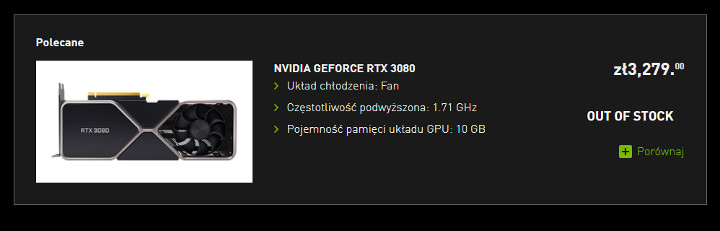 Nvidia przeprasza; GeForce RTX 3080 praktycznie nie do kupienia - ilustracja #2