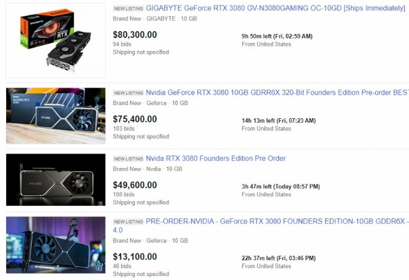 Nvidia przeprasza; GeForce RTX 3080 praktycznie nie do kupienia - ilustracja #3