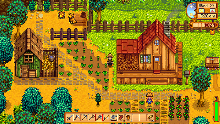 Całkiem ładne gospodarstwo, teraz pora na odwiedziny sąsiada. - Stardew Valley - tryb multiplayer na PC ukaże się 1 sierpnia - wiadomość - 2018-07-21