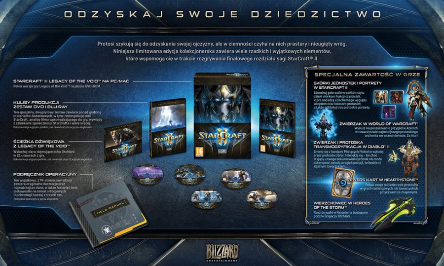 Edycja kolekcjonerska StarCraft II za 150 złotych? Szukajcie w Wirtus.pl - Gry w pudełkach – najciekawsze oferty na weekend 14-15 lipca - wiadomość - 2018-07-14