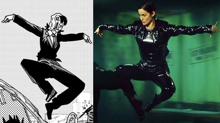 Chainsaw Man, Tatsuki Fujimoto, Shueisha, 2018 / Matrix, Lana i Lilly Wachowski, Warner Bros., 1999 - „Jak mogłem nie zauważyć czegoś tak oczywistego?”. W Chainsaw Man w zabawny sposób nawiązano do Matrixa - wiadomość - 2024-08-02