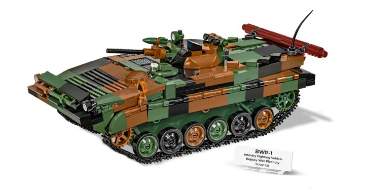 BWP-1 dołączy do kolekcji militarnych pojazdów COBI. Źródło: COBI, X - „Andrzeju, nie denerwuj się.” COBI zapowiedziało model ikonicznego BWP-1, który będziecie mogli rozbić bez konsekwencji - wiadomość - 2025-08-01