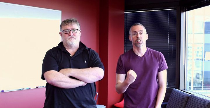Erik Wolpaw (z prawej) ma spore zasługi dla Valve. - Współscenarzysta epizodów Half-Life'a 2 wraca do Valve, Bethesda dogaduje się z Warner Bros. i inne wieści - wiadomość - 2019-01-04