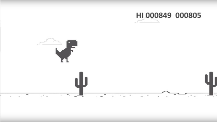 T-Rex z Google Chrome oszukany - stworzono autopilota - ilustracja #1