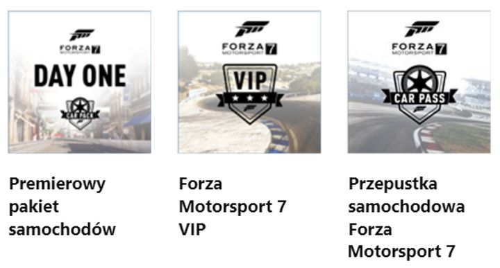 Pierwsze dodatki DLC do gry. - Wszystko o Forza Motorsport 7 - akt. #10 - wiadomość - 2019-02-15