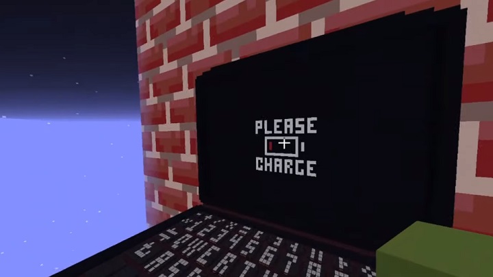 Minecraft - działający komputer odtworzony w grze - ilustracja #1