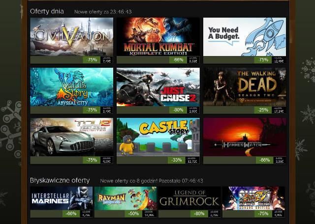 Pozostało już tylko parę dni akcji na Steamie - Czternasty dzień świątecznej wyprzedaży Steam – m.in. Mortal Kombat: Komplete Edition, Just Cause 2, The Walking Dead: Season 2 - wiadomość - 2014-01-01