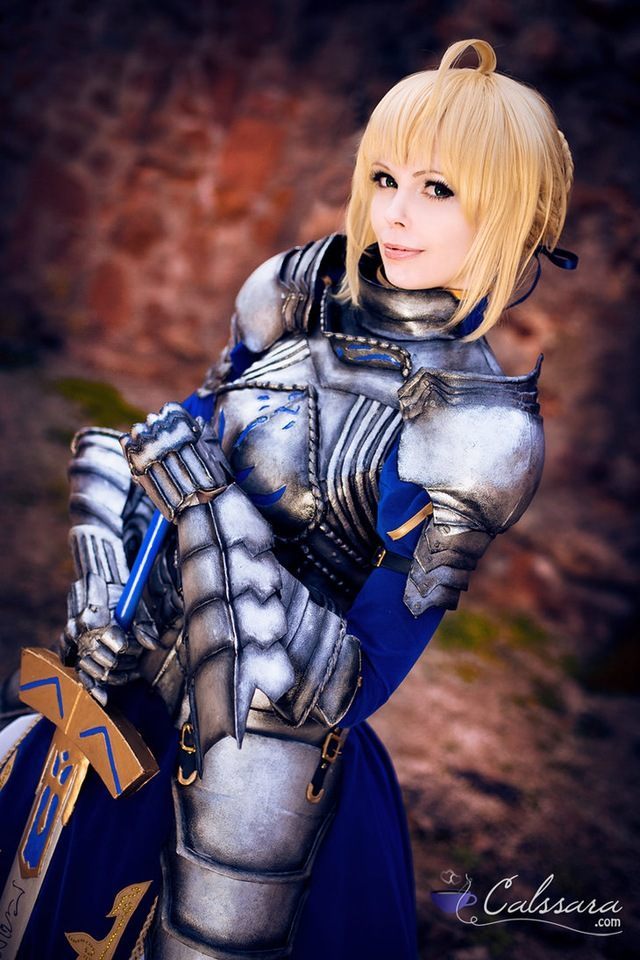 Źródło: Calssara - Najlepsze cosplaye - Saber z gry Fate/stay night - wiadomość - 2014-01-25