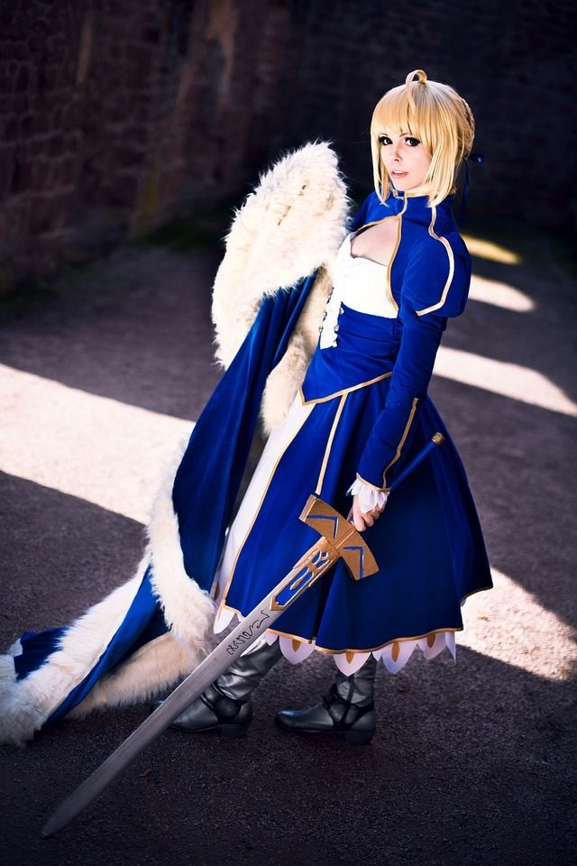 Najlepsze cosplaye - Saber z gry Fate/stay night - ilustracja #4