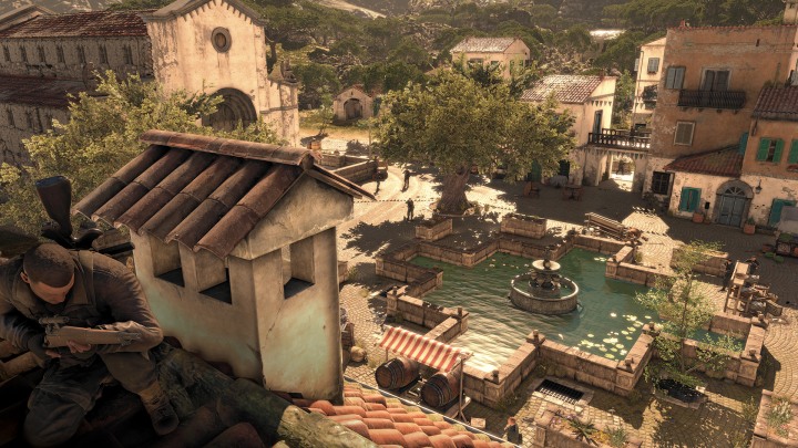 Zabudowa włoskich miasteczek pozwoli nam pohasać po dachach niczym sam asasyn. - Sniper Elite 4 - kompendium wiedzy [Aktualizacja #6: DLC Deathstorm Part 3 i patch 1.5.0] - wiadomość - 2017-07-22