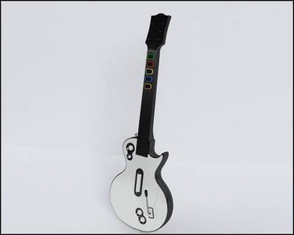 Gitara do Guitar Hero III na X360 kompatybilna z wersją na PC - ilustracja #1