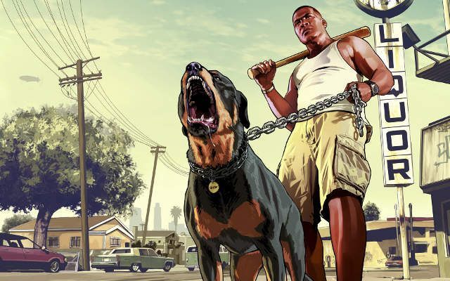 Franklin i jego wierny przyjaciel - GTA V doczekało się trzech nowych zwiastunów - wiadomość - 2013-04-30