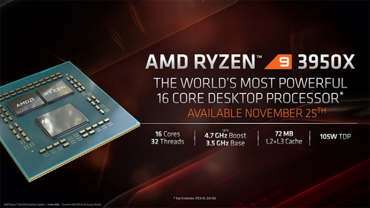 Nowości AMD: szybki Ryzen 9 3950X, tani Athlon 3000G i potężne Threadrippery 3970X i 3960X - ilustracja #2