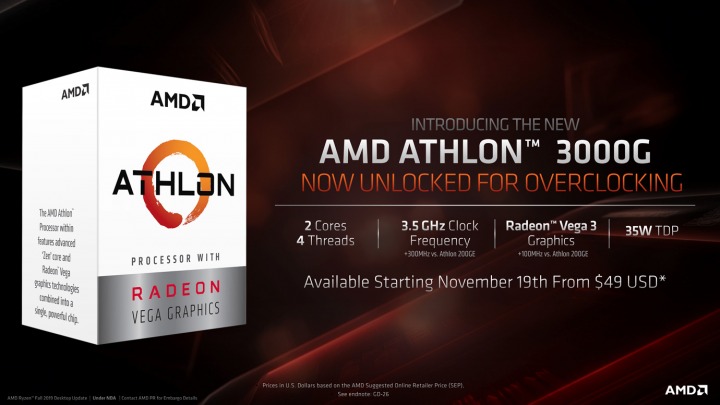 Nowości AMD: szybki Ryzen 9 3950X, tani Athlon 3000G i potężne Threadrippery 3970X i 3960X - ilustracja #4