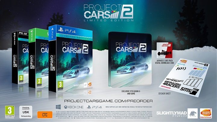 Edycja limitowana Project CARS 2. - Project CARS 2 ukaże się 22 września i otrzyma kolekcjonerkę za ponad 2 tys. zł - wiadomość - 2017-06-08