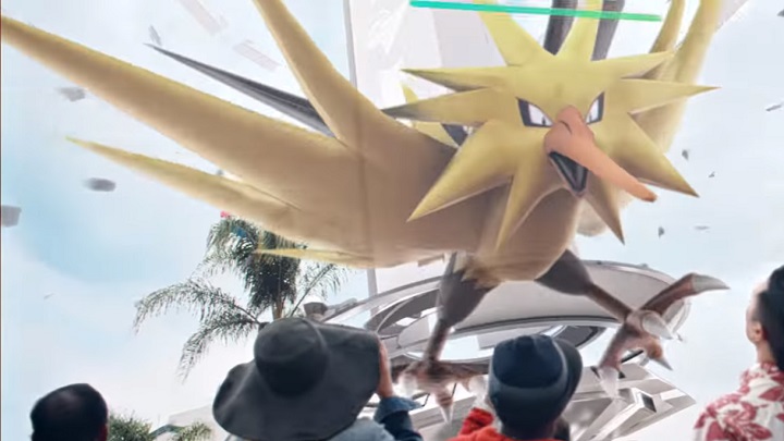 Zapdos i pozostałe legendarne pokemony wkrótce pojawią się Chicago, a później zadebiutują na całym świecie. - Twórcy Pokemon GO ujawniają oficjalne informacje o legendarnych rajdach - wiadomość - 2017-07-20