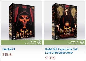 Diablo II i Diablo II: Pan Zniszczenia w cyfrowej dystrybucji Blizzard Store - ilustracja #1