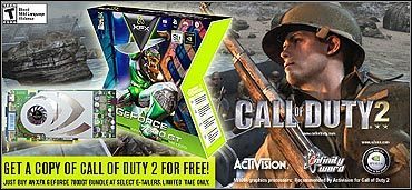 Call of Duty 2 dodatkiem do kart GeForce 7800 GT - ilustracja #1