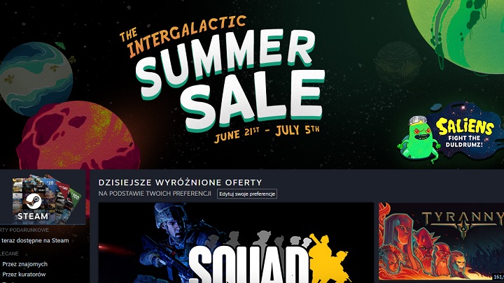 Jak widać, kosmici wystawiają wolę graczy na próbę, chcąc splądrować ich portfele. - Wystartowało The Intergalactic Steam Summer Sale - wiadomość - 2018-06-21