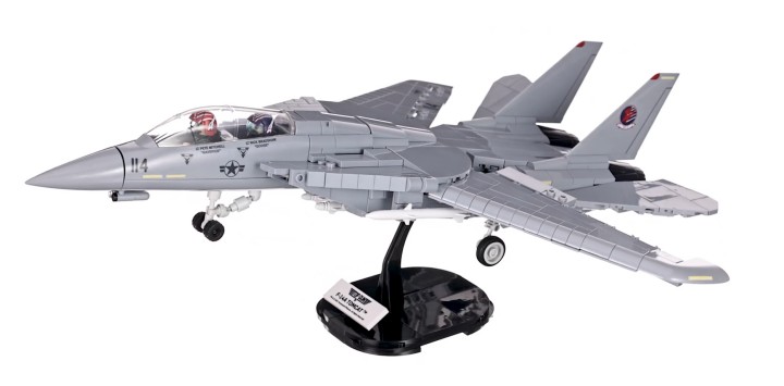 Źródło: Cobi, materiały promocyjne. - Na widok tego zestawu mam ochotę zrobić sobie Dzień Dziecka. F-14A Tomcat z filmu Top Gun to tajna broń Cobi w walce z LEGO - wiadomość - 2024-05-16