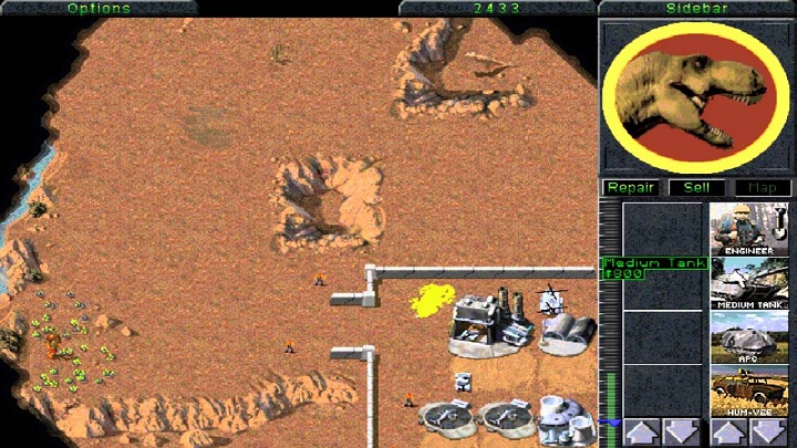Starcia z udziałem prehistorycznych bestii powrócą w odświeżonej wersji gry. - W Command & Conquer Remastered powrócą dinozaury - wiadomość - 2019-08-21