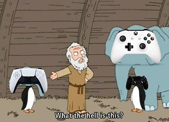 Internet reaguje na pada DualSense do PS5 - oto memy - ilustracja #4